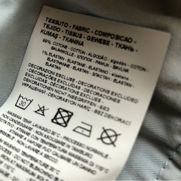 Armani Exchange Women’s Blue Jeans Denim Pants Size 32 Slim Fit Elastic Mid-Rise - Picture 8 of 16